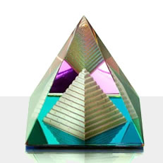 Pyramide d'Egypte en Cristal